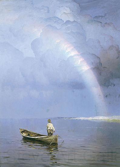 Nikolay Nikanorovich Dubovskoy The Rainbow Norge oil painting art